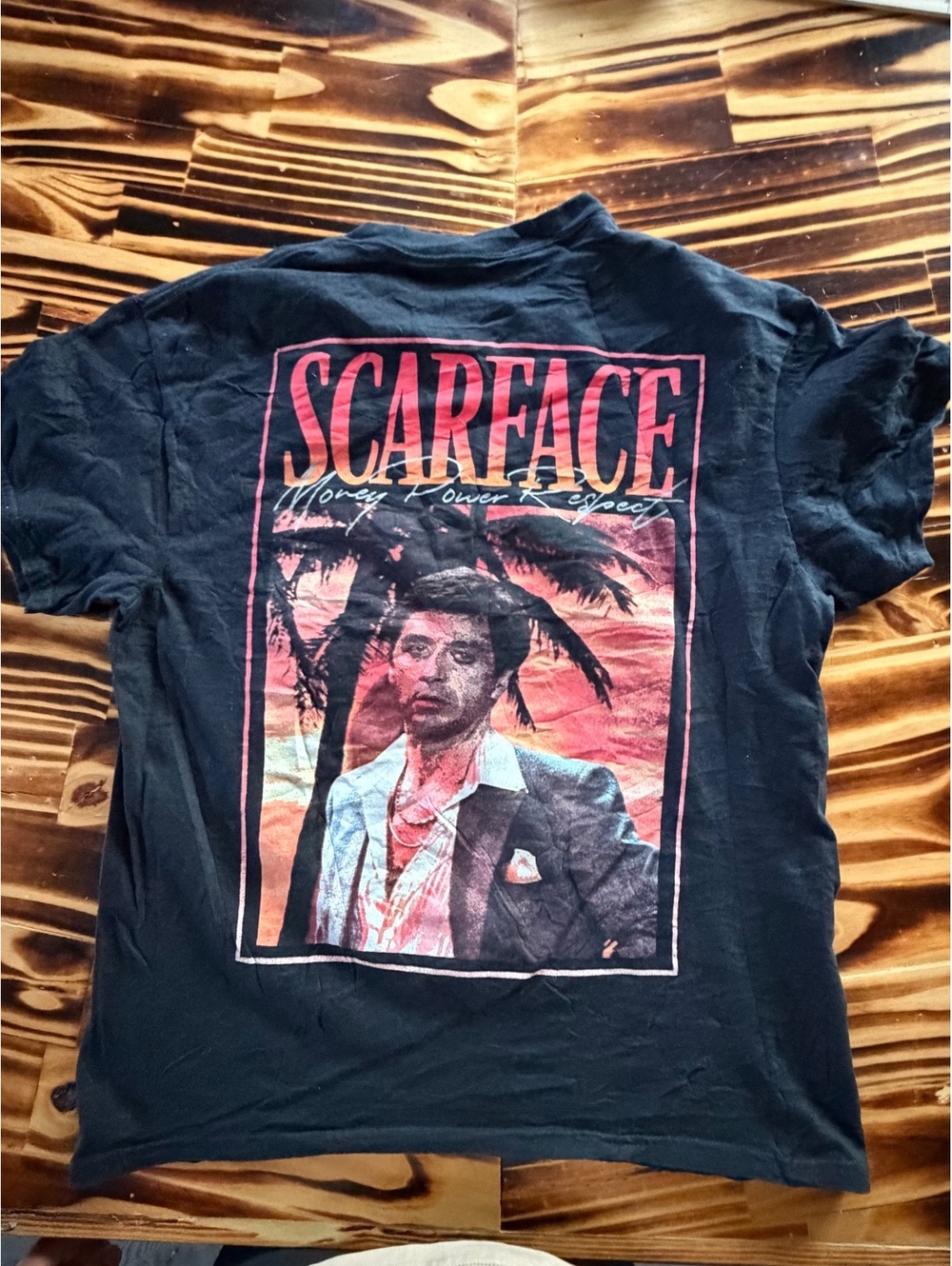 Scarface black graphic T-shirt